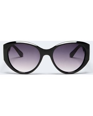 Aéropostale Modern Cateye Sunglasses - Brown