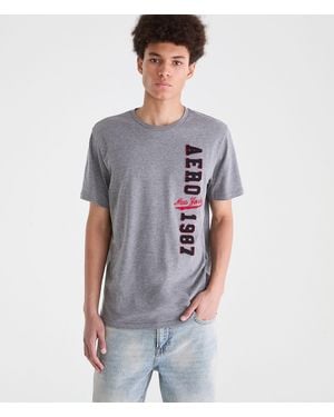 Aéropostale New York 1987 Applique Graphic Tee - Blue