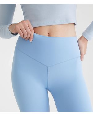 Aéropostale Buttery Soft High-Rise V-Waist Flare Leggings - Blue