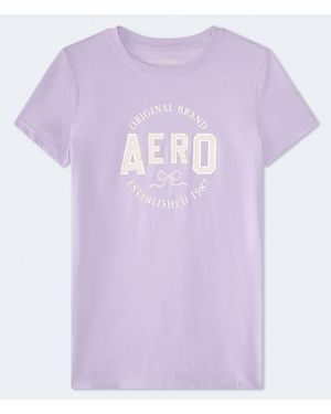 Aéropostale Bow Foil Graphic Tee - Yellow