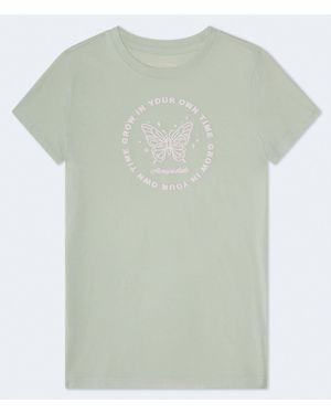 Aéropostale Circle Butterfly Graphic Tee - Green