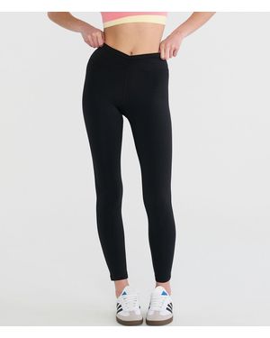Aéropostale Air Soft High-Rise Cinch Leggings - Blue