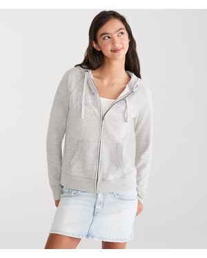 Aéropostale New York Full-Zip Hoodie - Gray