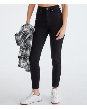 Aéropostale Seriously Stretchy Super High-Rise Ankle Jegging - Black