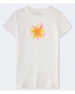 Aéropostale Tropical Flower Graphic Tee - White