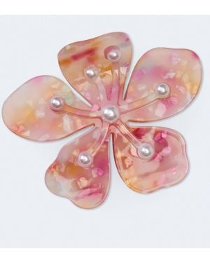 Aéropostale Marbled Flower Claw Hair Clip - Pink