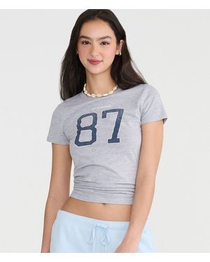 Aéropostale 87 Graphic Tee - Gray