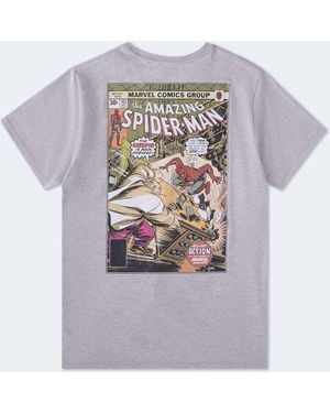 Aéropostale The Amazing Spider- Kingpin Relaxed Graphic Tee - Gray