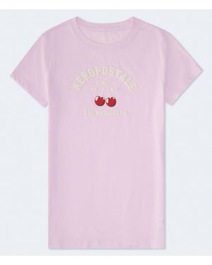 Aéropostale La Cherries Graphic Tee - Pink