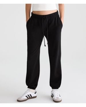 Aéropostale Cloud Soft Slouchy High-Rise Jogger Sweatpants - Blue