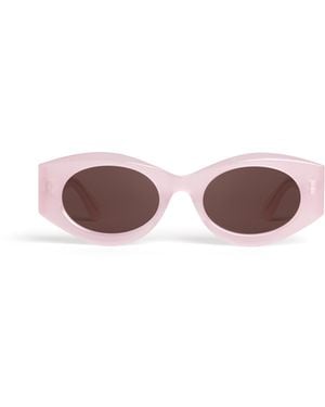 Alaïa Ovale Sonnenbrille - Mehrfarbig
