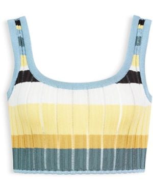 Alaïa Brassiere En Crinoline Rayée Taille - Multicolore