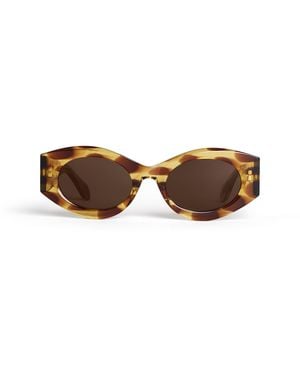 Alaïa Ovale Sonnenbrille - Mehrfarbig