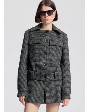 A.L.C. Chase Tweed Jacket - Gray