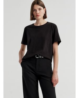 A.L.C. Kari Relaxed Tee - Black