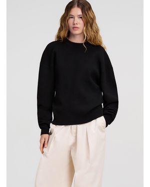 A.L.C. Teddy Crew Neck Sweater - Black