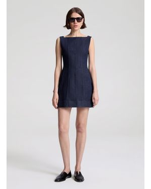 A.L.C. The 444 Denim Mini Dress - Blue