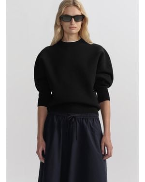 A.L.C. Teddy Crew Neck Sweater - Black