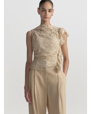 A.L.C. Astrid Lace Top - Natural