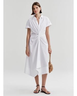 A.L.C. Ana Cotton Midi Shirtdress - White