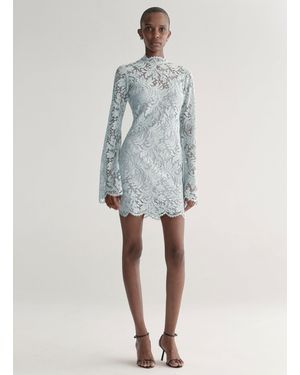 A.L.C. Eden Lace Mini Dress - Gray