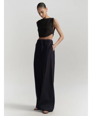 A.L.C. James Cotton Drawstring Pant - Black
