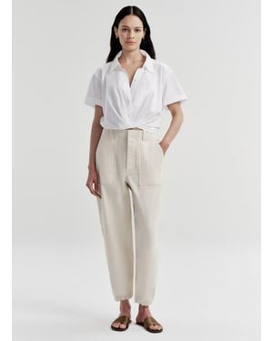 A.L.C. Brayden Cotton Twill Pant - White