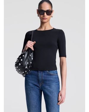 A.L.C. Rory Rib Tee - Blue