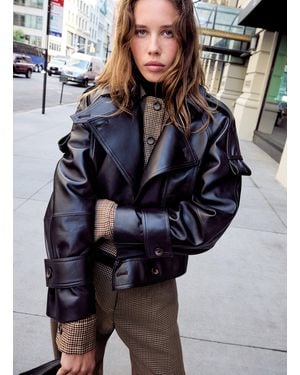 A.L.C. Miles Leather Jacket - Blue