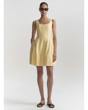 A.L.C. Vea Stretch Cotton Mini Dress - White