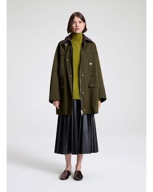 A.L.C. Theo Oil Cloth Jacket - White