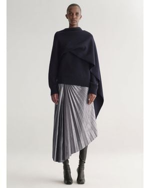 A.L.C. Tracy Metvegan Leather Skirt - Black