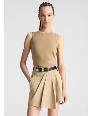 A.L.C. Hadley Cotton Rib Tank - Natural