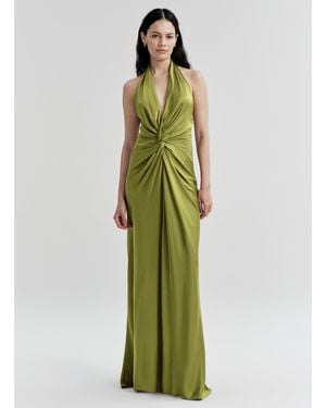 A.L.C. Mabel Satin Gown - Green