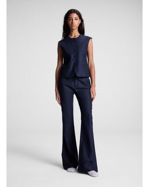 A.L.C. Georgie Soft Suiting Vest - Blue