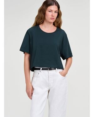 A.L.C. Kali Relaxed Crop Tee - Blue