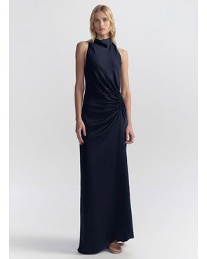 A.L.C. Inez Satin Gown - Blue