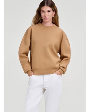 A.L.C. Teddy Crew Neck Sweater - White