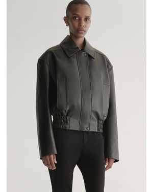 A.L.C. Otto Leather Jacket - Gray