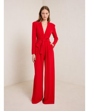 A.L.C. Kieran Ii Wide-leg Jumpsuit - Red