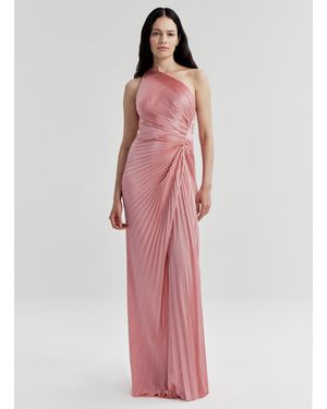 A.L.C. Lara Satin Pleated Gown - Pink