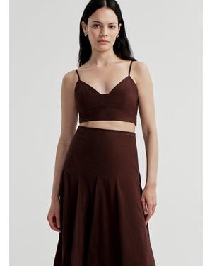 A.L.C. Joan Stretch Cotton Bra Top - Multicolor