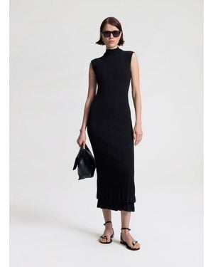 beckett midi dress Beckett Tapered Waist Pleated Dress – Sierra Deene