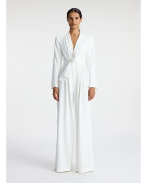 A.L.C. Kieran Ii Wide-leg Jumpsuit - Natural