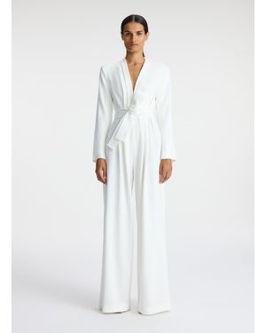 A.L.C. Kieran Ii Wide-leg Jumpsuit - Natural