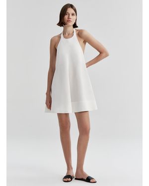 A.L.C. Winona Linen Mini Dress - White