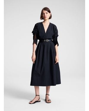 A.L.C. Jordan Stretch Cotton Midi Dress - White
