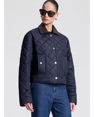 A.L.C. Henri Quilted Jacket - Blue