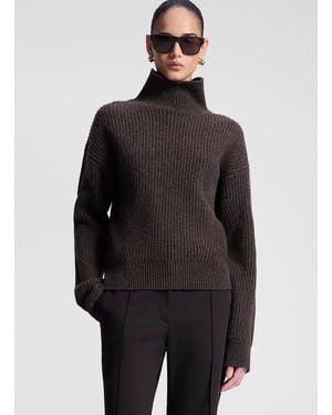 A.L.C. Jean Wool Turtleneck Sweater - Black