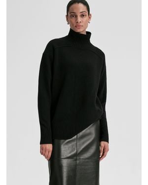 A.L.C. Archie Cashmere Turtleneck Sweater - Black